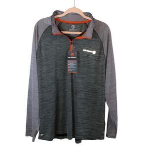 NWT Free Country XXL Quarter Zip Performance Pullover Athletic Long Sleeve